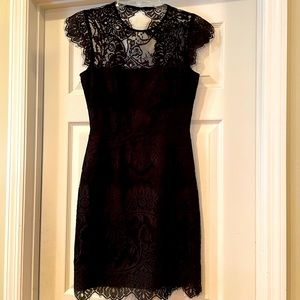 BB Dakota Black Lace Dress Size 0